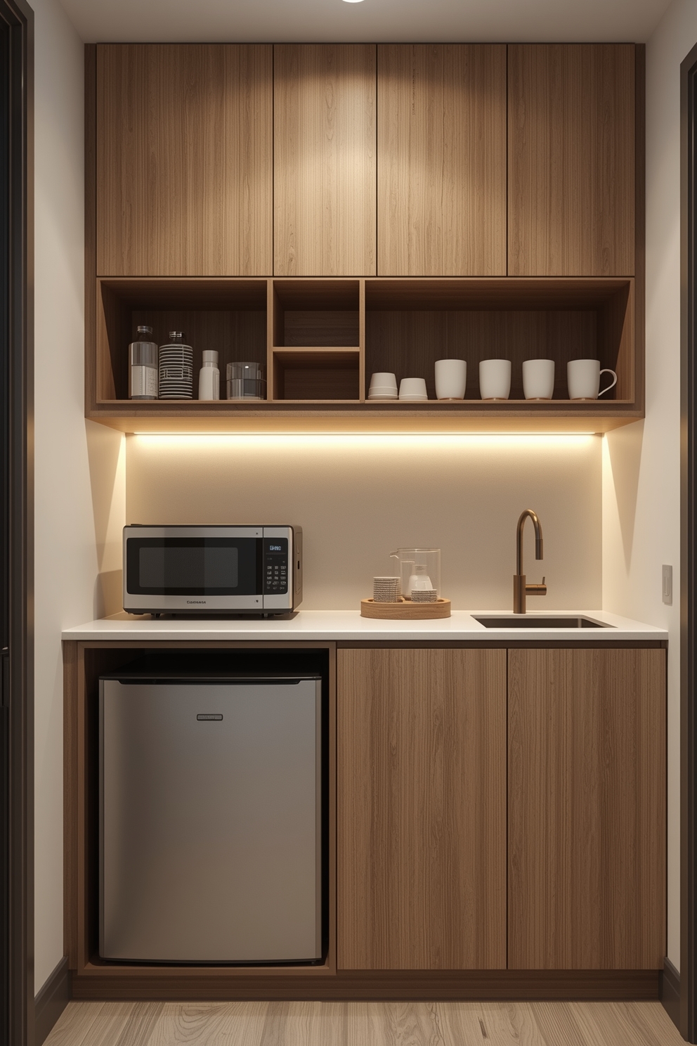 Wood-Finish-Kitchennet